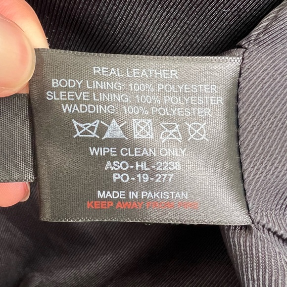 Leather biker jacket - Picture 9 of 16